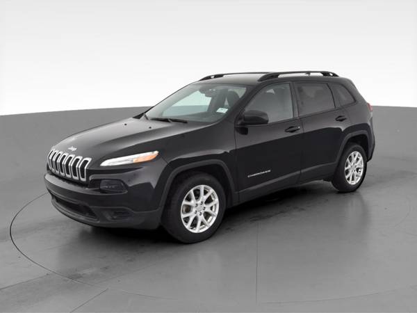2017 Jeep Cherokee Sport SUV 4D suv Black - FINANCE ONLINE - cars &... for sale in NEWARK, NY – photo 3