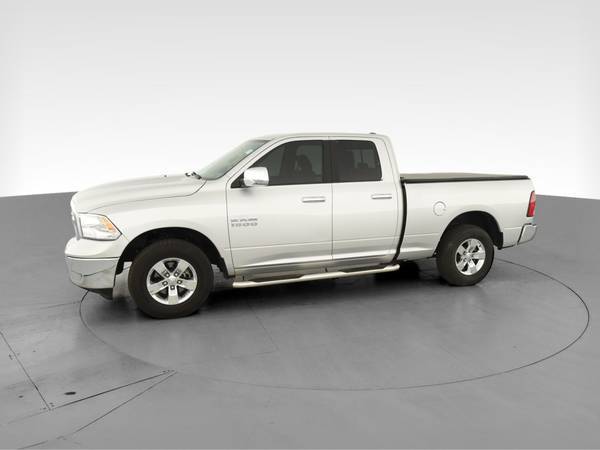 2017 Ram 1500 Quad Cab SLT Pickup 4D 6 1/3 ft pickup Silver -... for sale in Bakersfield, CA – photo 4