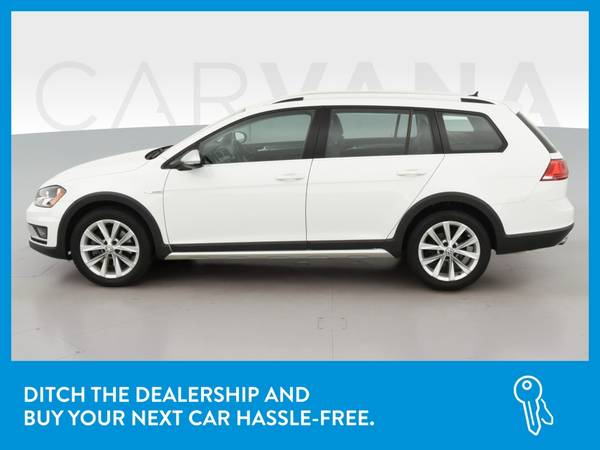 2017 VW Volkswagen Golf Alltrack TSI S Wagon 4D wagon White for sale in Other, OR – photo 4