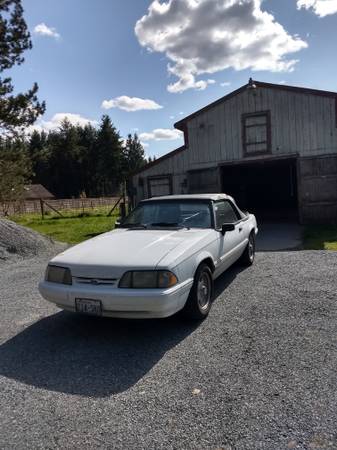 93 mustang convertable for sale in PUYALLUP, WA – photo 3