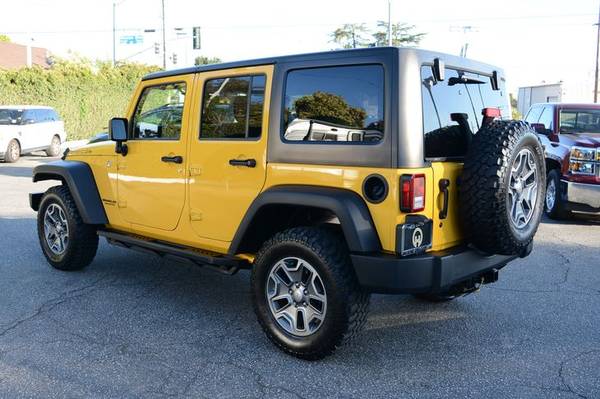 2015 Jeep Wrangler Unlimited Rubicon suv Baja Yellow Clearcoat for sale in Montclair, CA – photo 5