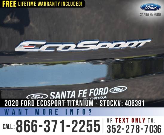 2020 FORD ECOSPORT TITANIUM 7, 000 off MSRP! for sale in Alachua, FL – photo 19