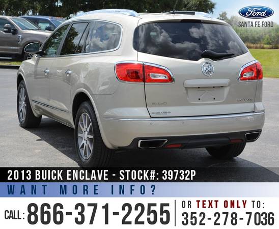 2013 BUICK ENCLAVE SUV *** Remote Start, Homelink, Leather Seats *** for sale in Alachua, FL – photo 5