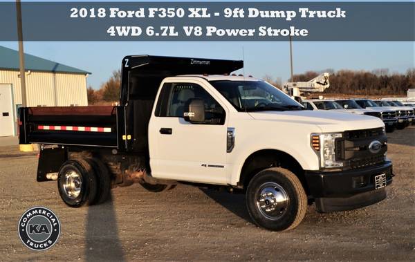 2018 Ford F550 XL - 9ft Flatbed - 4WD 6.7L V8 Utility Dump Box Truck... for sale in Dassel, LA – photo 8