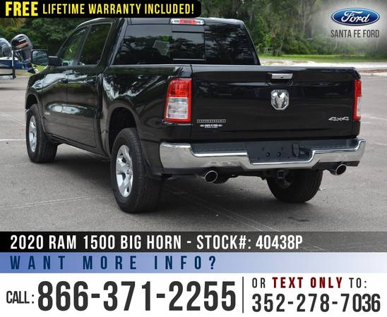 2020 RAM 1500 BIG HORN 4WD Push to Start - Camera - Homelink for sale in Alachua, GA – photo 5