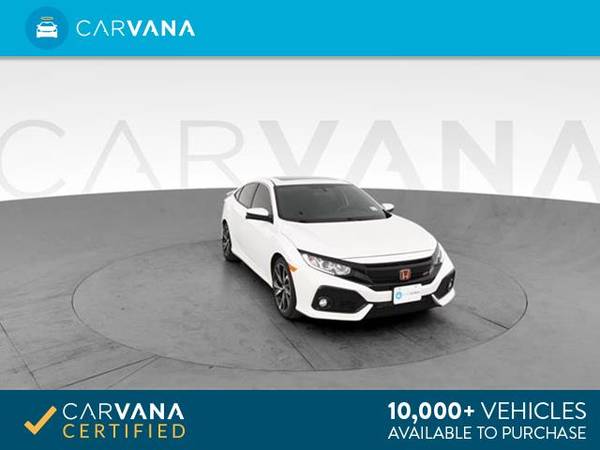 2018 Honda Civic Si Sedan 4D sedan White - FINANCE ONLINE for sale in Downey, CA