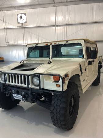 1996 hummer h1 humvee convertible gas 4x4 civilian real hummer -... for sale in Copan, TX – photo 12