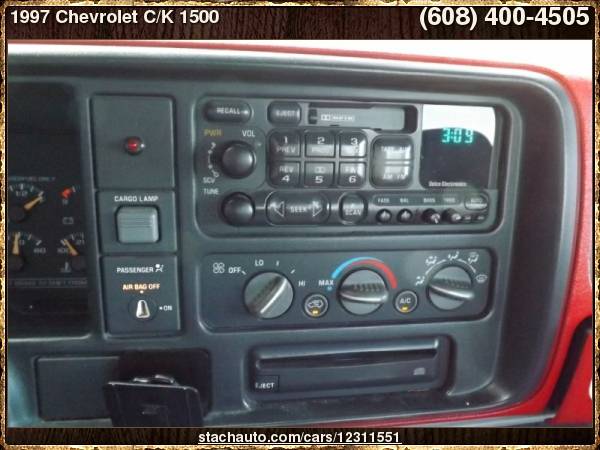 1997 Chevrolet C/K 1500 Reg Cab 131.5" WB with Cigarette lighter for sale in Janesville, WI – photo 14