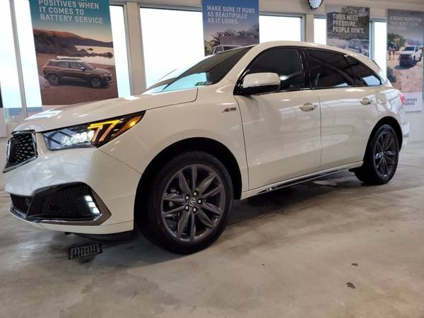 2019 Acura MDX 3 5L Technology Pkg w/A-Spec Pkg suv White - cars & for sale in State College, PA – photo 4