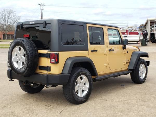 2014 JEEP WRANGLER UNLIMITED: Sport 4wd Hardtop 103k miles for sale in Tyler, TX – photo 4