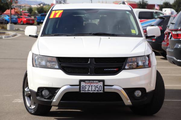 2017 Dodge Journey Crossroad Plus Sport Utility hatchback White for sale in Pleasanton, CA – photo 3