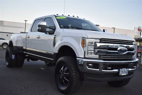 2017 FORD F350 LARIAT SUPER DUTY DUALLY 4X4 LIFTED DIESEL 37K LOADED... for sale in Gresham, OR – photo 7