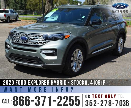2020 FORD EXPLORER HYBRID LIMITED Leather, 3rd Row, Bluetooth for sale in Alachua, FL – photo 3