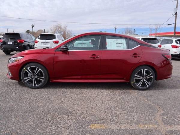 2021 Nissan Sentra sedan Scarlet Ember Tintcoat - - by for sale in Albuquerque, NM – photo 2