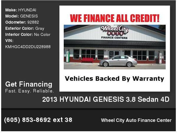2013 HYUNDAI GENESIS 3.8 Sedan 4D for sale in Sioux Falls, SD