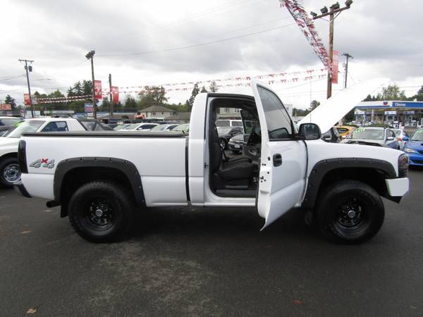 2002 GMC Sierra 1500 Reg Cab 4x4 WHITE Lifted Bumpers WOW ! for sale in Milwaukie, OR – photo 21