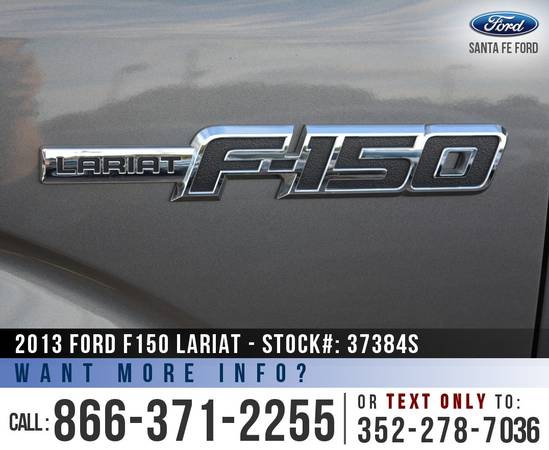 *** 2013 Ford F150 Lariat *** SYNC - Leather Seats - Flex Fuel Engine for sale in Alachua, FL – photo 10