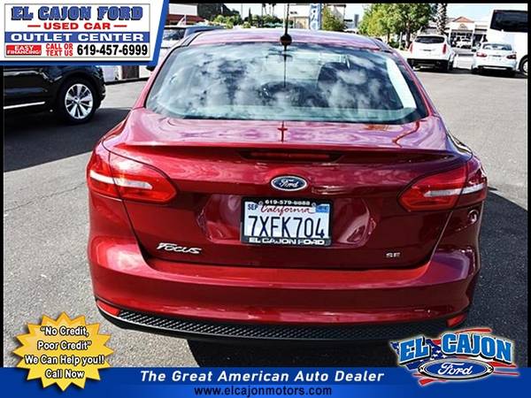2017 Ford Focus SE Sedan-EZ FINANCING-LOW DOWN! EL CAJON FORD for sale in Santee, CA – photo 12