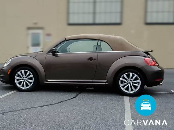 2014 VW Volkswagen Beetle TDI Convertible 2D Convertible Brown - -... for sale in Saint Paul, MN – photo 5