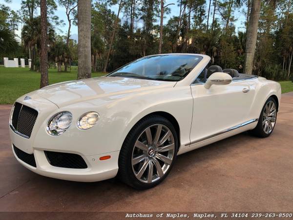 2013 Bentley Continental GT Convertible w/ 23,774 miles! Glacier W -... for sale in Naples, FL – photo 7