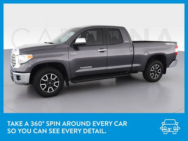 2017 Toyota Tundra Double Cab Limited Pickup 4D 6 1/2 ft pickup Gray for sale in Bakersfield, CA – photo 3