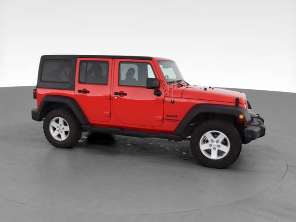 2017 Jeep Wrangler Unlimited Sport SUV 4D suv Red - FINANCE ONLINE -... for sale in Columbus, GA – photo 14
