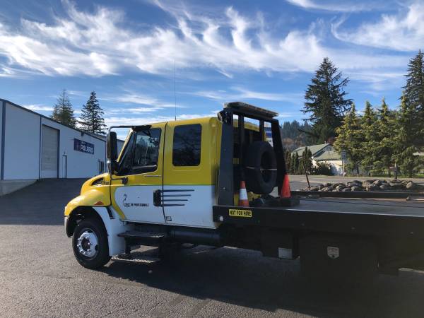 2003 INTERNATIONAL 4300 Extended Cab Rollback Flatbed Tow Truck -... for sale in Damascus, OR – photo 6
