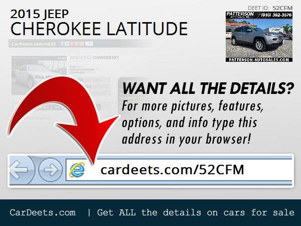 2015 JEEP CHEROKEE LATITUDE - - by dealer - vehicle for sale in Wilmington, NC – photo 24