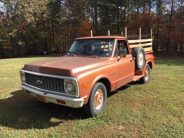 1972 Chevy stepside pick up - cars & trucks - by owner - vehicle... for sale in Keene Va., NC – photo 12