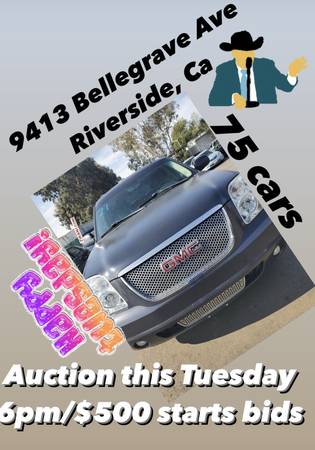 Auction this Tuesday 6p(No license needed)Cash/credit ok-bids start... for sale in Riverside, CA – photo 2