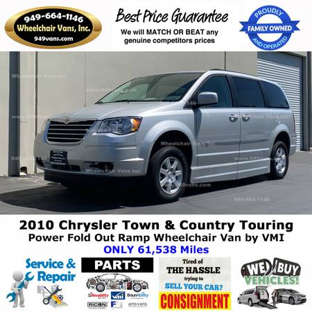 2010 Chrysler Town and Country Power Ramp Side Loading Wheelchair Van for sale in Laguna Hills, CA – photo 10