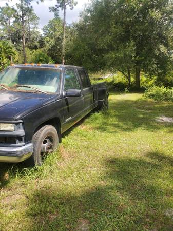 96 Chevrolet Silverado3500 diesel dully - cars & trucks - by owner -... for sale in Lehigh Acres, FL – photo 2