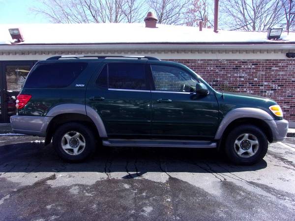 2001 Toyota Sequoia SR5 4x4, 281k Miles, Auto, Green/Tan Leather,... for sale in Franklin, NH – photo 2