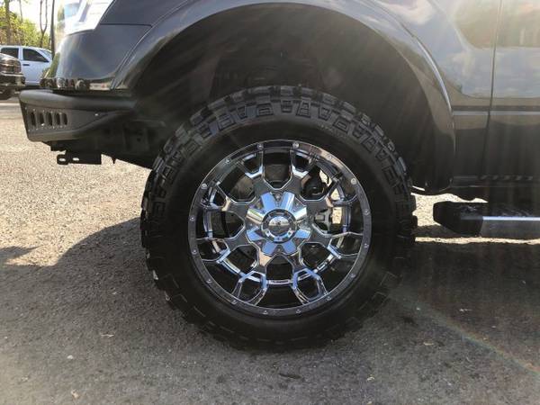 Ford F-150 4x4 Lariat Lifted Crew Cab V8 Pickup Truck Chrome Wheels for sale in Hickory, NC – photo 24