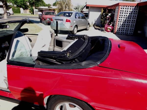 1993 Pontiac Sunbird SE Convertible, Red w/ New Top! - cars & trucks... for sale in Indio, CA – photo 8