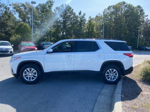 2019 Chevy Chevrolet Traverse LT suv White - cars & trucks - by... for sale in Goldsboro, NC – photo 5