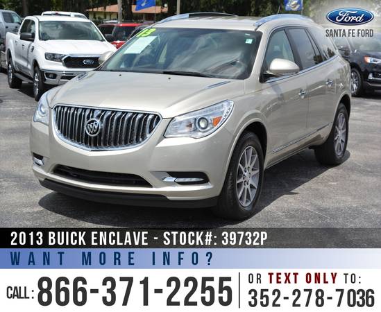 2013 BUICK ENCLAVE SUV *** Remote Start, Homelink, Leather Seats *** for sale in Alachua, FL – photo 3