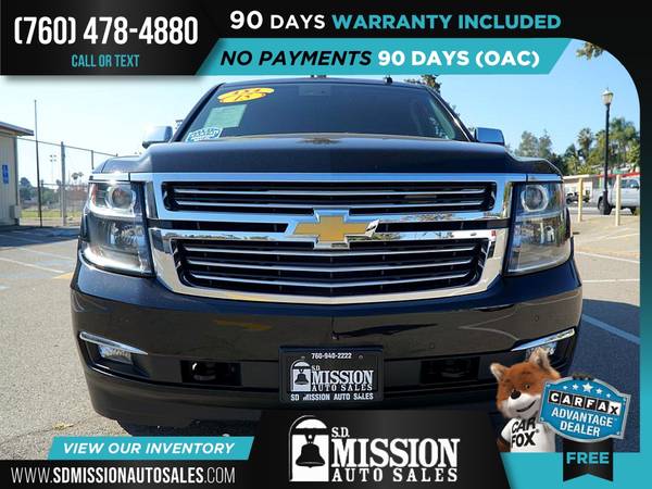 2015 Chevrolet Tahoe LTZ FOR ONLY $595/mo! - cars & trucks - by... for sale in Vista, CA – photo 4