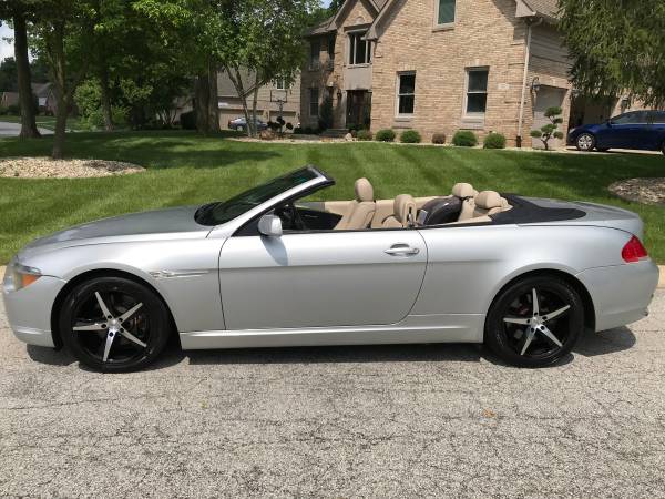 2004 BMW 645CI Convertible - Only 133K miles - New Tires and Rims for sale in McCordsville, IN – photo 2