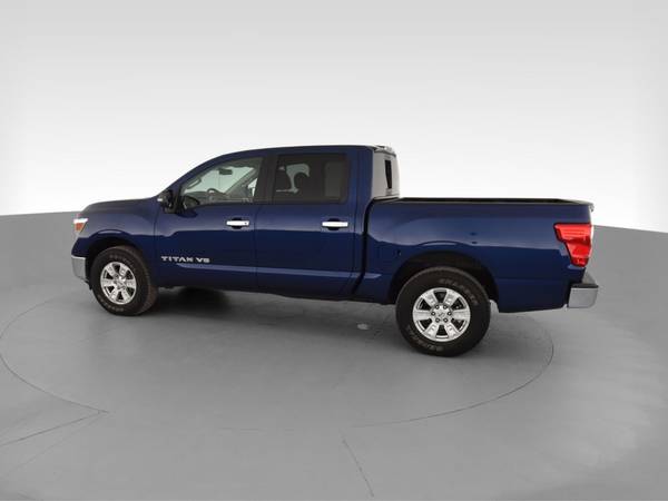 2019 Nissan Titan Crew Cab SV Pickup 4D 5 1/2 ft pickup Blue -... for sale in Arlington, District Of Columbia – photo 6