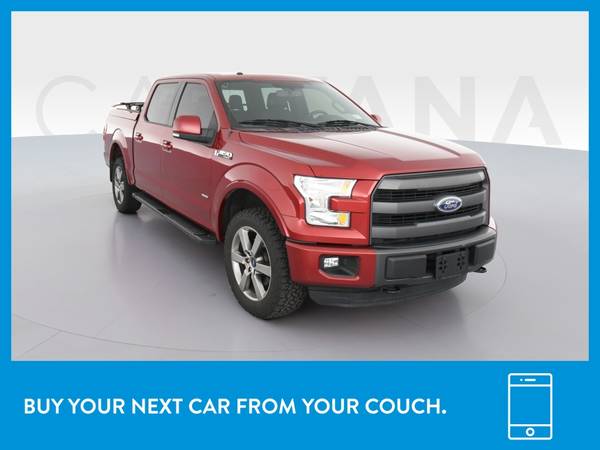 2015 Ford F150 SuperCrew Cab Lariat Pickup 4D 5 1/2 ft pickup Red for sale in Lancaster, PA – photo 12