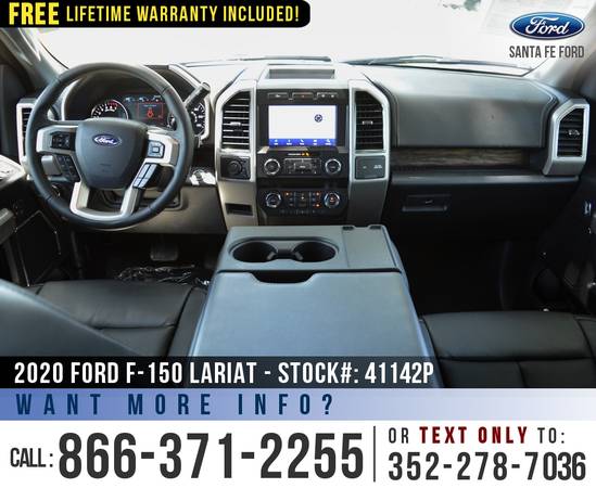 2020 Ford F150 Lariat 4WD SYNC - Tonneau Cover - Ecoboost for sale in Alachua, GA – photo 15