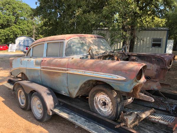 1956 Chevy Bel Air 4-door Post - cars & trucks - by owner - vehicle... for sale in Waco, TX – photo 6
