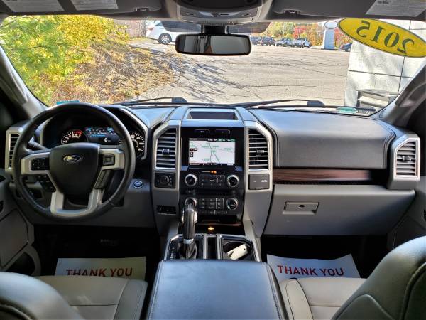 2015 Ford F-150 Super Crew Lariat 4WD, 97K, Nav, Bluetooth Cam for sale in Belmont, VT – photo 15