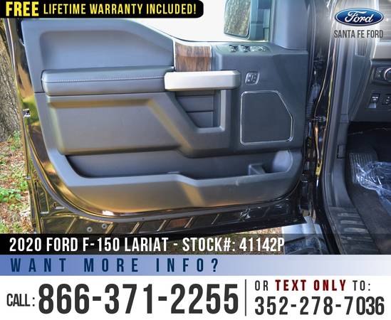 2020 FORD F150 LARIAT 4WD Warranty - Tonneau Cover - SYNC for sale in Alachua, FL – photo 12