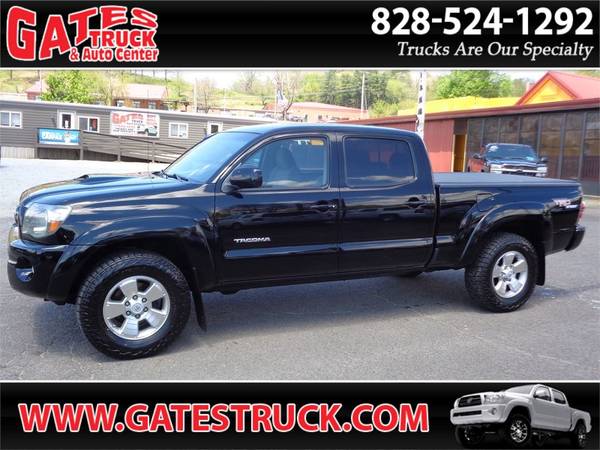 2011 Toyota Tacoma Double Cab 4WD V6 SR5 TRD-Sport Black - cars & for sale in Franklin, NC – photo 2