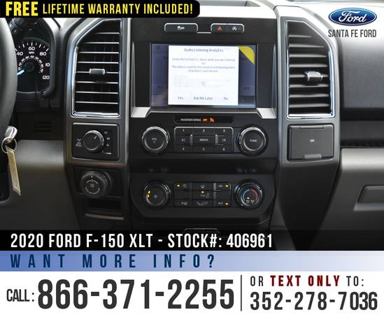 20 Ford F-150 XLT 4X4 8, 000 off MSRP! F150 4WD, Backup Camera for sale in Alachua, FL – photo 12