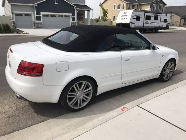 2007 Audi S4 Quattro Cabriolet Arctic White with Red Leather! - cars for sale in Twin Falls, ID – photo 6