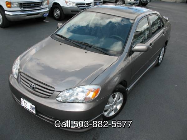 2003 Toyota Corolla S Automatic 103KMiles Sun Roof New Tires for sale in Milwaukie, OR – photo 4