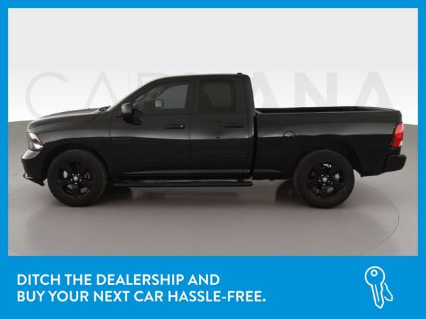 2017 Ram 1500 Quad Cab Express Pickup 4D 6 1/3 ft pickup Black for sale in Chicago, IL – photo 4